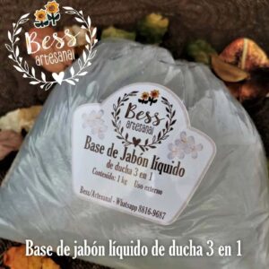 Base de jabón líquido 3 en 1 - 1 kilo