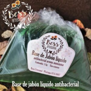 Base de jabón líquido antibacterial aroma 1k