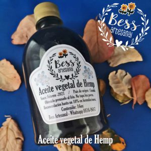 Bess Artesanal - Aceite vegetal de hemp (cártamo)