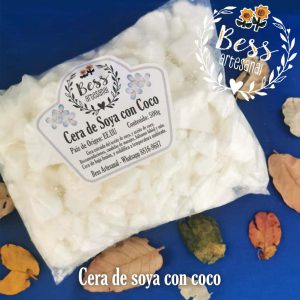 Bess Artesanal - Cera de soya con coco