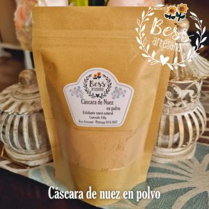 Bess Artesanal - Cascara de nuez en polvo