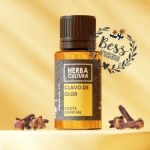 Aceite esencial Clavo de olor orgánico HERBA CULTURA (15 ml)