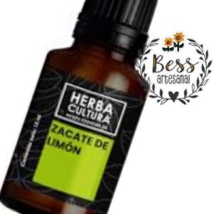 Aceite esencial Zacate de Limón orgánico HERBA CULTURA (15 ml)