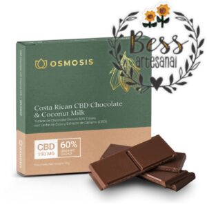 Chocolate con leche de coco y CBD OSMOSIS (35g)
