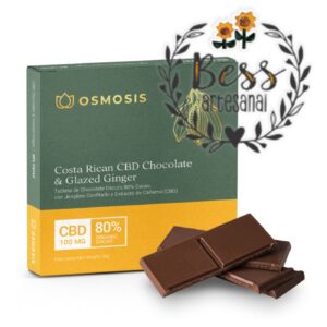 Chocolate con Jengibre confitado y CBD OSMOSIS (35g)