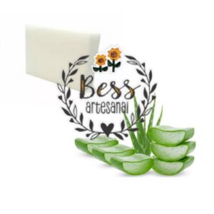 Base jabón de glicerina blanca con aloe 1kg
