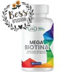 Mega Biotina - Total Natural (60 cápsulas)