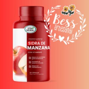Sidra de Manzana - Total Natural (60 cápsulas)