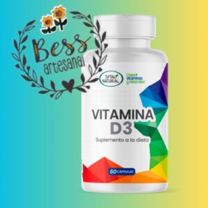 Vitamina D3 - Total Natural (60 cápsulas)