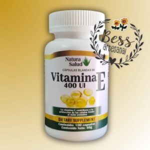Vitamina E 400 UI Natura Salud (100 softgels)