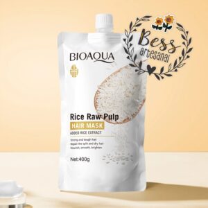 Mascarilla capilar de pulpa de Arroz BIOAQUA (400 grs)