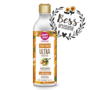 Acondicionador Vegano Argán Ultranutritivo HAPPY ANNE 340 ml