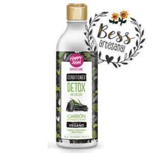 Acondicionador Vegano Carbón Detox intensivo HAPPY ANNE 340 ml