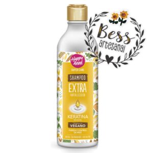Shampoo Vegano Keratina - Extra fortalecedor HAPPY ANNE 340 ml