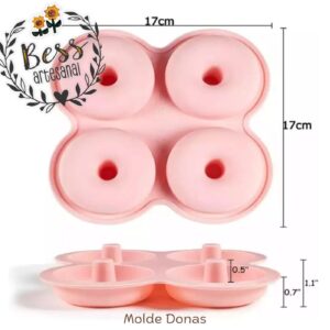 Molde donas 4 unidades