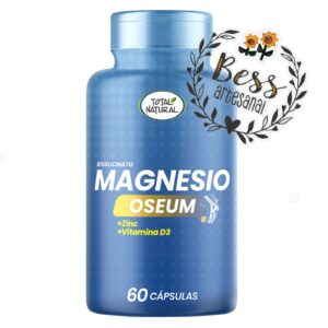 Magnesio Oseum - Total Natural (60 cápsulas)