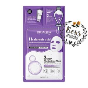Mascarilla Facial 3 pasos Ácido Hialurónico BIOAQUA