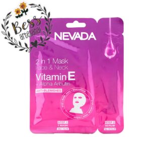 Mask Facial NEVADA 2 en 1 Vitamina E + Serum (1pz)