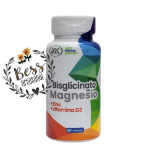 Bisglicinato de Magnesio + Zinc + Vitamina D3 - Total Natural (60 cápsulas)