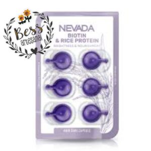 Cápsula capilar NEVADA Biotina & Proteína (6 uds)