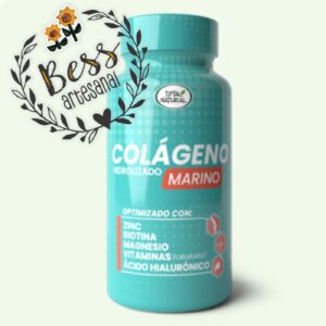 Colágeno Marino Hidrolizado - Total Natural (60 cápsulas)