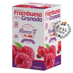 Infusión Frambuesa Granada MANZA TÉ (20 sobres)