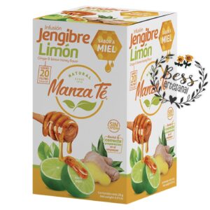 Infusión Jengibre y Limón sabor miel MANZA TÉ (20 sobres)