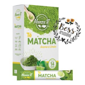 Té Matcha Aroma a Limón MANZA TÉ (14 sticks)