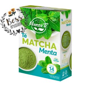 Té Matcha Menta con cafeína MANZA TÉ (14 sticks)