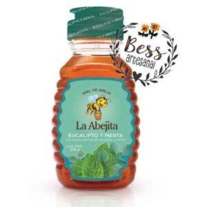 Miel de abeja con eucalipto y menta 255 grs
