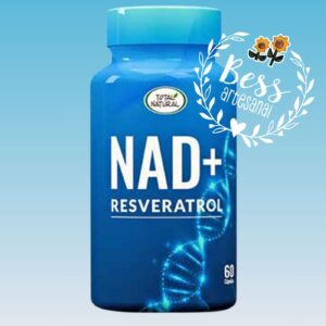NAD + Resveratrol - Total Natural (60 cápsulas)
