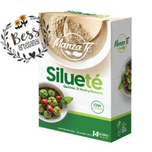 Silueté MANZA TÉ (Garcinia, Té verde y Guaraná) 14 sobres