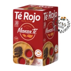 Té Rojo MANZA TÉ (disminuye la grasa viceral) 20 sobres