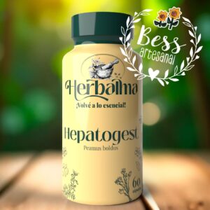 Hepatogest HERBALMA (dispepsia y espasmos) 60 cápsulas