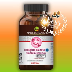 Cloruro de Magnesio + Colágeno Hidrolizado ULTRA Natuceuticals (60 cápsulas)