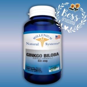 Ginkgo Biloba 60 mg MILLENIUM (Mejora cognitiva) 60 softgels