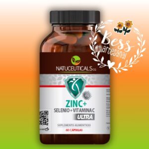 Zinc+Selenio+Vitamina C ULTRA Natuceuticals (60 cápsulas)