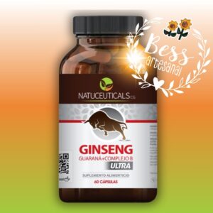 Ginseng+Guarana+Complejo B Natuceuticals (60 cápsulas)
