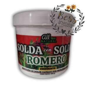 Ungüento Solda con Solda y Romero ALL NATURAL (300 grs)