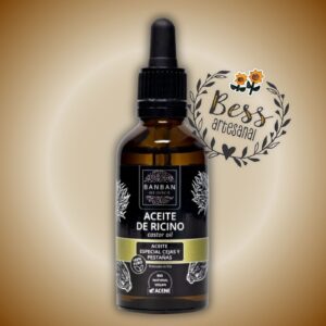 Aceite Ricino Vegano BANBAN - especial cejas y pestañas con aplicador (50ml)