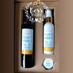 Crema hidratante Corporal + crema facial + Lip balm Nahlamiel