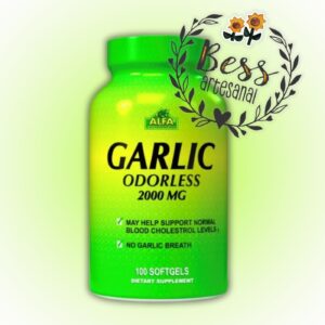 Garlic Odorless ALFA - Ajo Inoloro 2000mg (100 softgels)