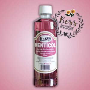Loción refrescante Menticol HERVA (16 oz)