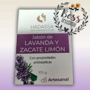 Jabón de Lavanda y Zacate de Limón HADASSA (105 grs)