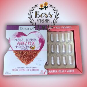 Levadura de Arroz Rojo + Coenzima Q10 DRASANVI (Bienestar cardiovascular) 30 cap