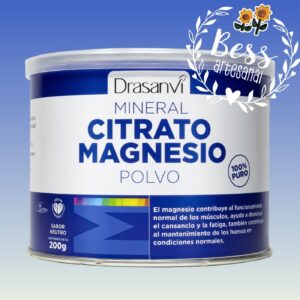 Citrato Magnesio en polvo DRASANVI (sabor neutro) 200 gramos