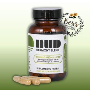 Harmony Blend NUD (Ashwagandha + CBD) 30 cápsulas