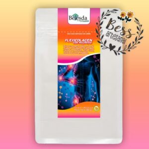 Flexicolagen con magnesio BETESDA (colágeno, vit D3, Glucosamina, sulfato Condroitina, Ácido cítrico, Te verde) 280 grs