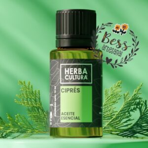 Aceite esencial de Ciprés orgánico HERBA CULTURA (15 ml)
