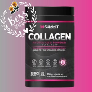 Colágeno Hidrolizado en polvo NSUMMIT(cabello/piel y uñas/articulaciones/sistema óseo) 300 grs